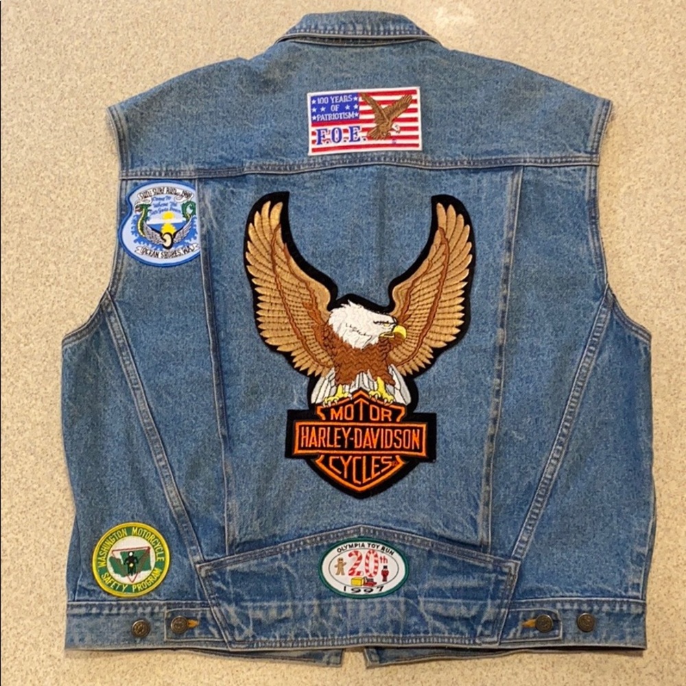 Harley Davidson Denim Vest